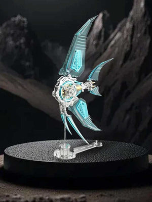 3D Metal Puzzle - Poisson Mécanique Ange - GoCrazyPuzzle