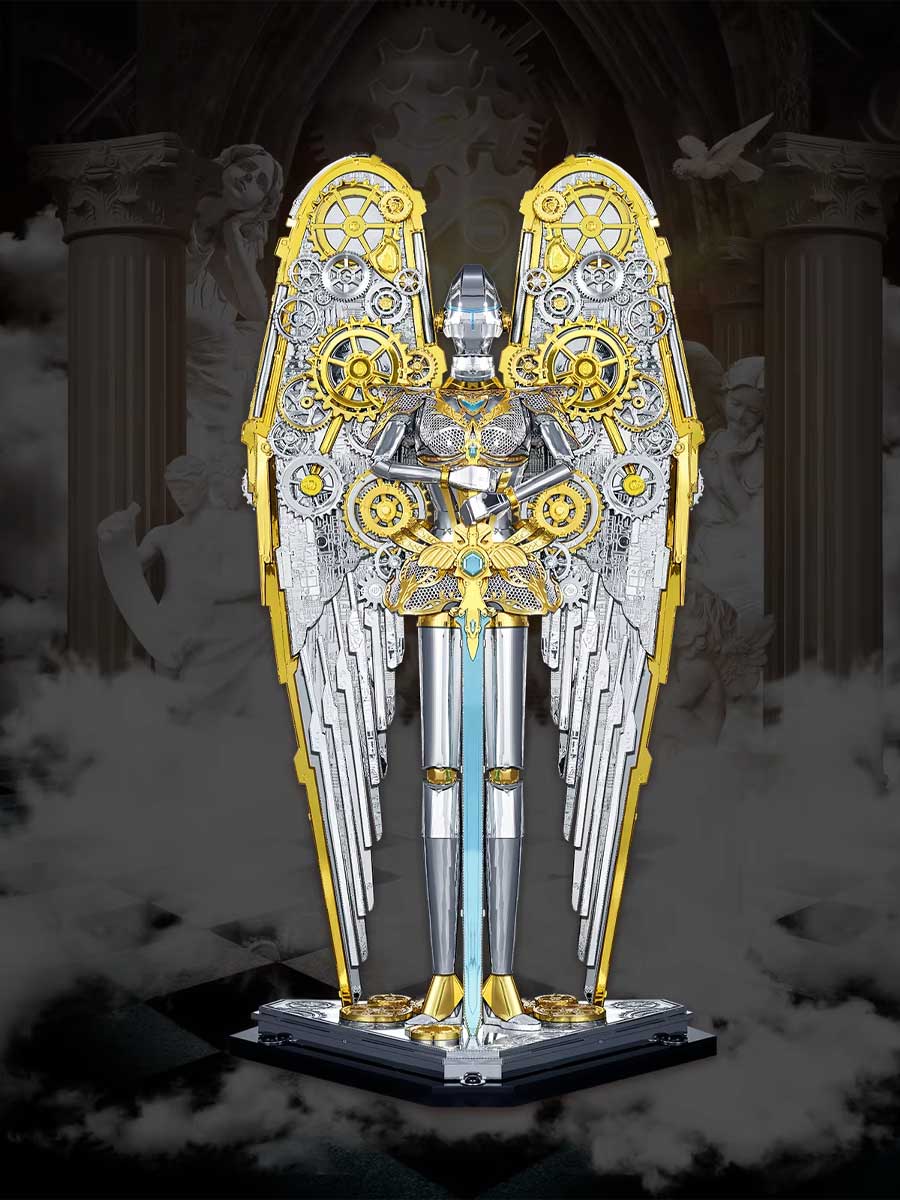 3D Metal Puzzle Mecha Ailes d'Ange - GoCrazyPuzzle