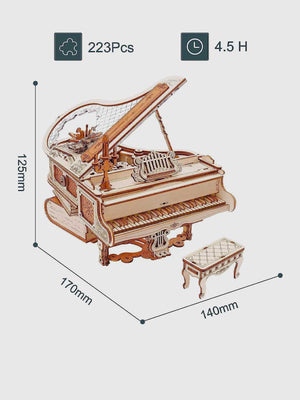 3D Puzzle Piano Musical - GoCrazyPuzzle