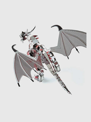 3d Métal Dragon Puzzle - GoCrazyPuzzle