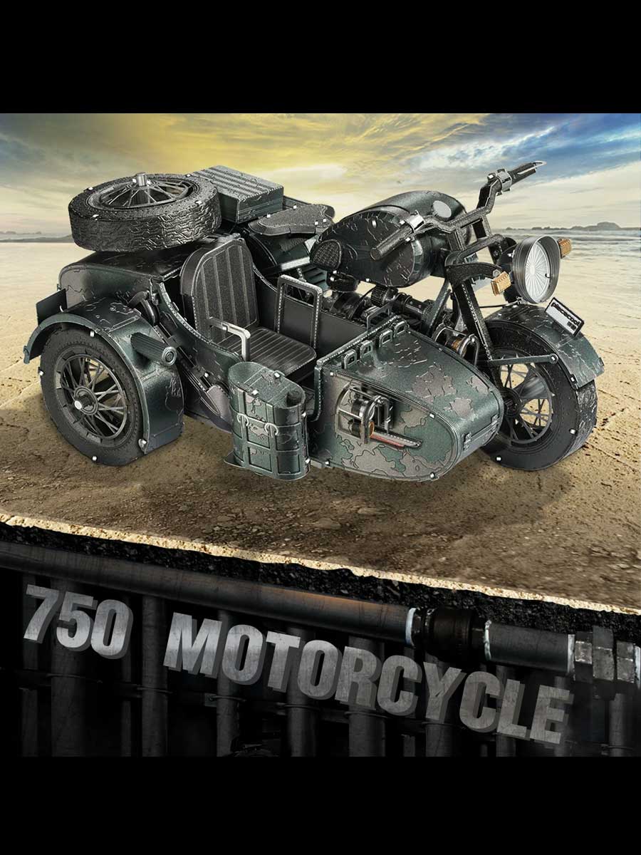 3d Métal puzzle Moto - GoCrazyPuzzle