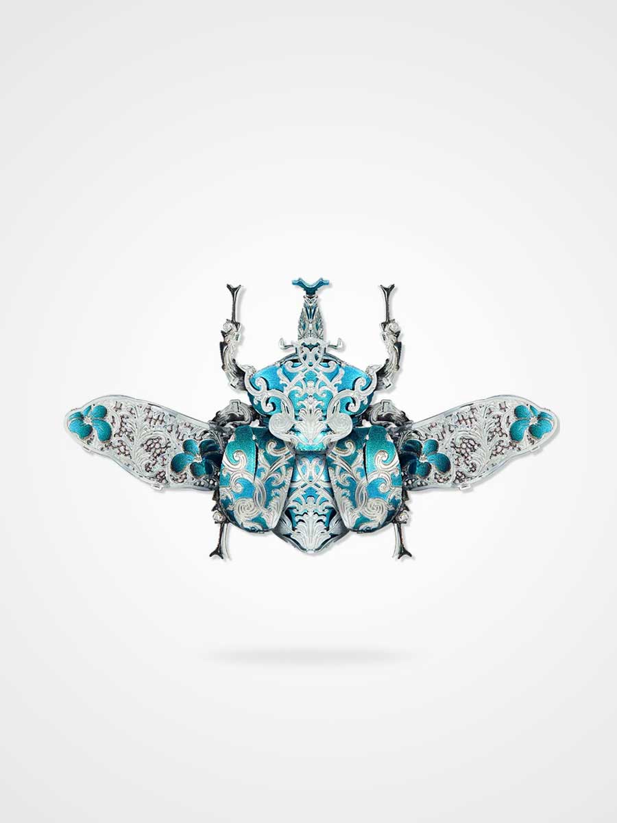 3d métal Animal Puzzle - Scarabée rhinocéros - GoCrazyPuzzle