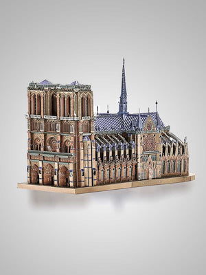 Architecture 3d Métal Puzzle - Notre Dame de Paris - GoCrazyPuzzle