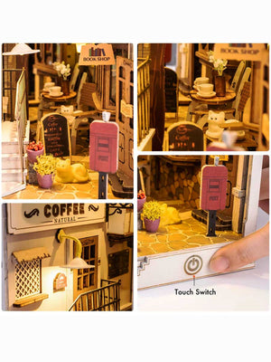 Book Nook Japonais – DIY Miniature Lumineuse en Bois - GoCrazyPuzzle