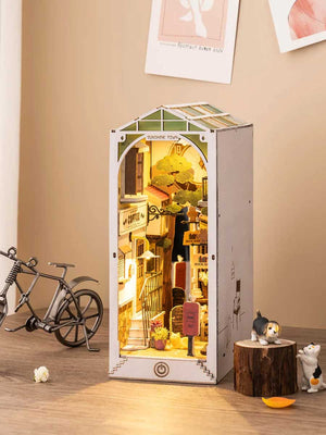 Book Nook Japonais – DIY Miniature Lumineuse en Bois - GoCrazyPuzzle