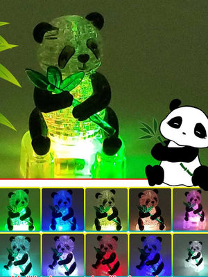 Crystal Puzzle 3D Panda - GoCrazyPuzzle