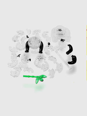 Crystal Puzzle 3D Panda - GoCrazyPuzzle