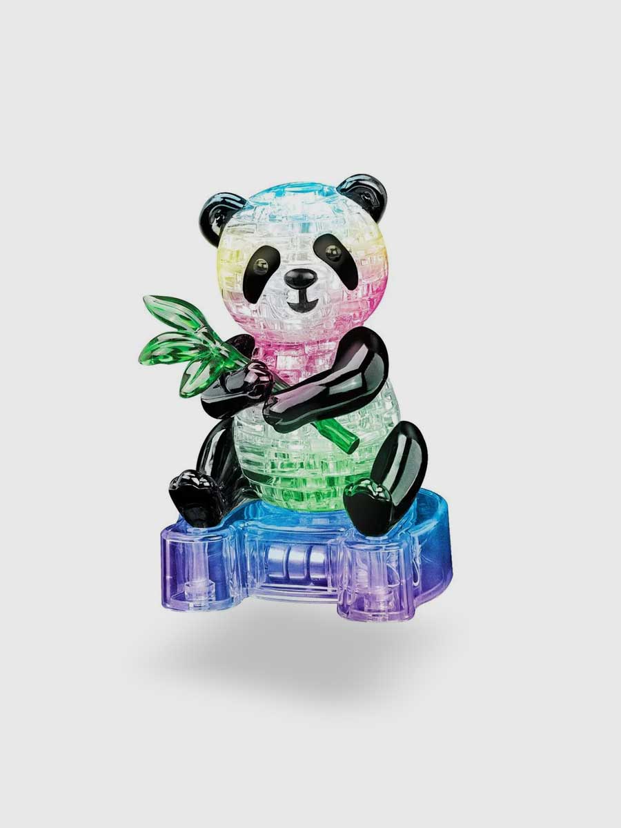 Crystal Puzzle 3D Panda - GoCrazyPuzzle