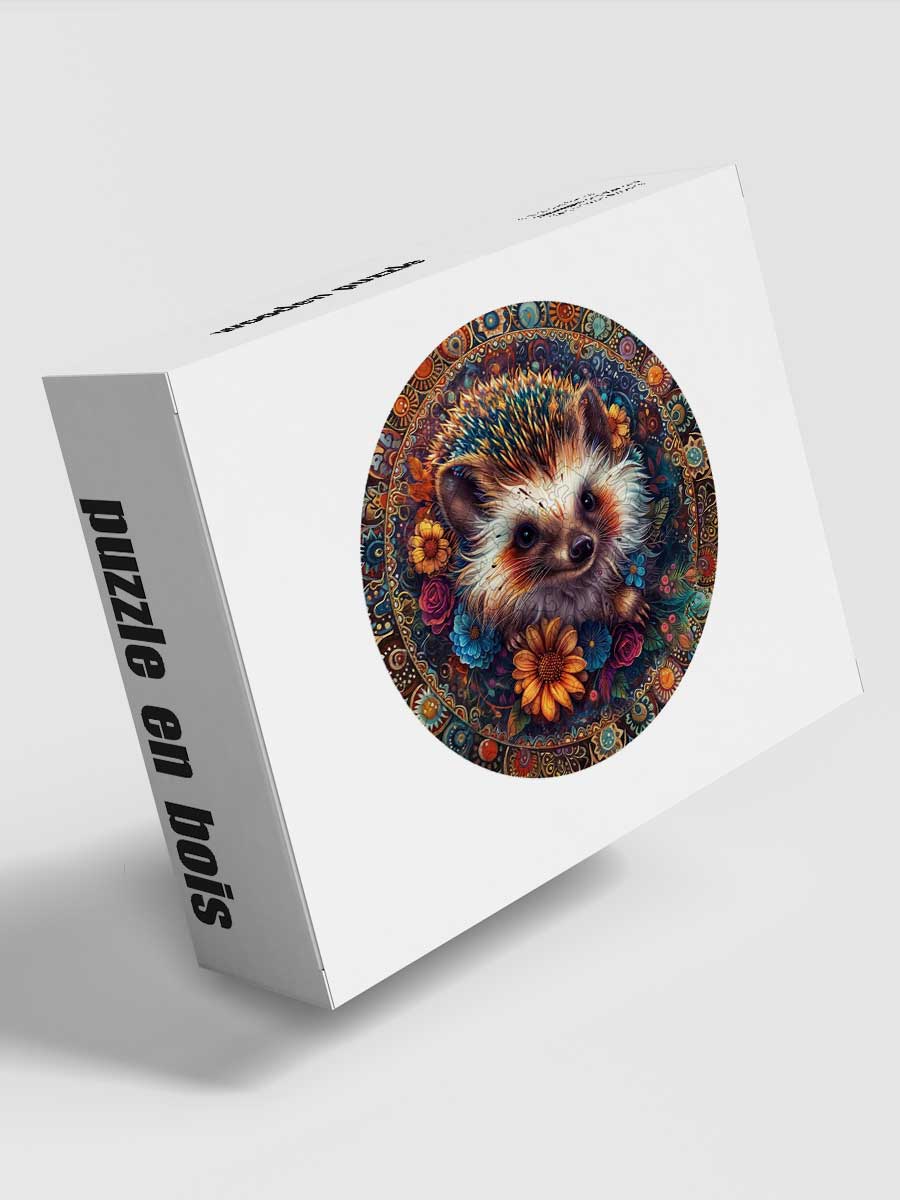 Hérisson Puzzle en Bois - GoCrazyPuzzle