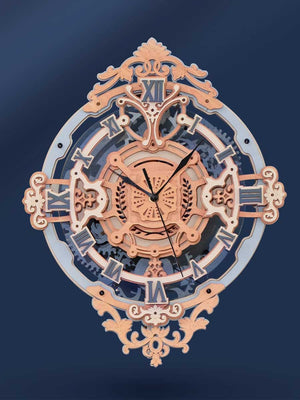 Horloge Murale Bois ROBOTIME ROKR | Puzzle 3D - GoCrazyPuzzle