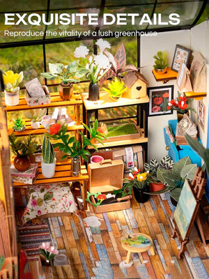 Maison Miniature DIY en Bois avec Meubles | Robotime - GoCrazyPuzzle