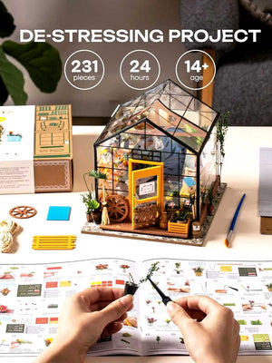 Maison Miniature DIY en Bois avec Meubles | Robotime - GoCrazyPuzzle