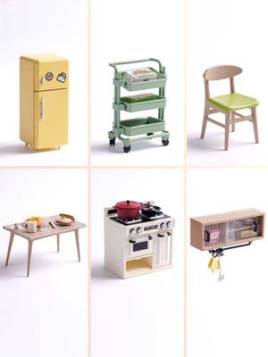 Maison en Miniature 3D Cuisine Happy Meals | Robotime Rolife - GoCrazyPuzzle