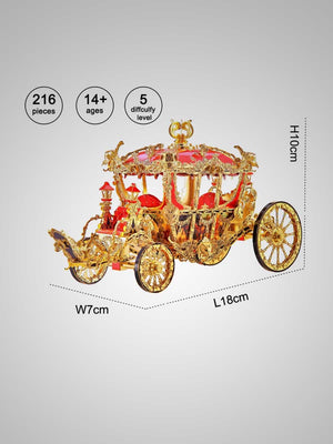 Maquette 3d Métal | Carrosse Royal - GoCrazyPuzzle