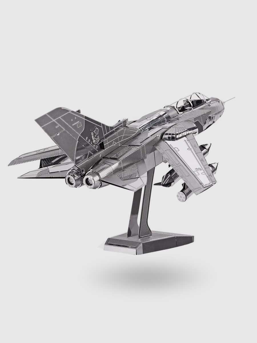 Maquette Avion de Chasse Métal « Tornado » – Puzzle 3D à Construire - GoCrazyPuzzle