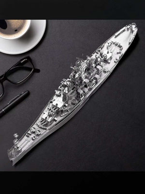 Maquette Metal 3D Cuirassé USS Missouri BB - 63 - GoCrazyPuzzle