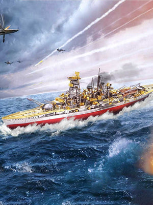 Maquette Métal Cuirassé Kongou | Piececool - GoCrazyPuzzle