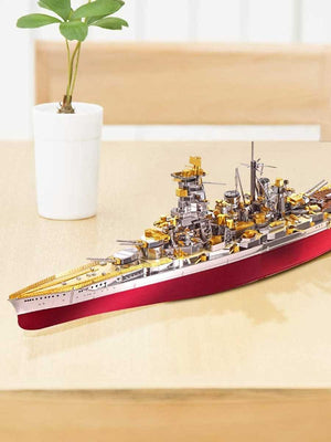 Maquette Métal Cuirassé Kongou | Piececool - GoCrazyPuzzle