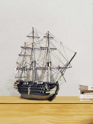 Maquette Metal HMS Victory - Puzzle 3D Piececool - GoCrazyPuzzle