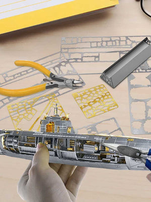 Maquette Métal Sous - Marin| Piececool - GoCrazyPuzzle