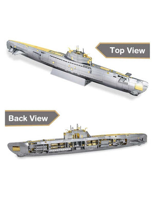 Maquette Métal Sous - Marin| Piececool - GoCrazyPuzzle