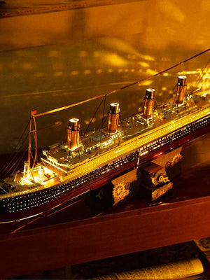 Maquette Titanic 3D en Métal – Version Film - GoCrazyPuzzle