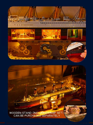 Maquette Titanic 3D en Métal – Version Film - GoCrazyPuzzle