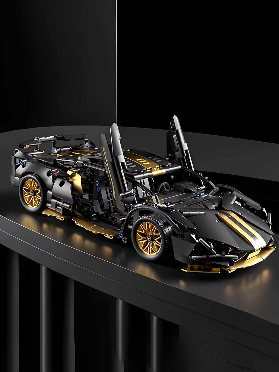 Maquette Voiture à Construire pour Adulte – Supercar Technic 1:14 avec Moteur, 1280 Pièces - GoCrazyPuzzle