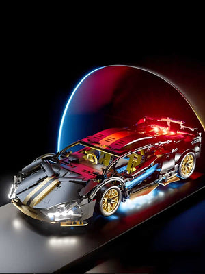 Maquette Voiture à Construire pour Adulte – Supercar Technic 1:14 avec Moteur, 1280 Pièces - GoCrazyPuzzle