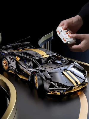 Maquette Voiture à Construire pour Adulte – Supercar Technic 1:14 avec Moteur, 1280 Pièces - GoCrazyPuzzle