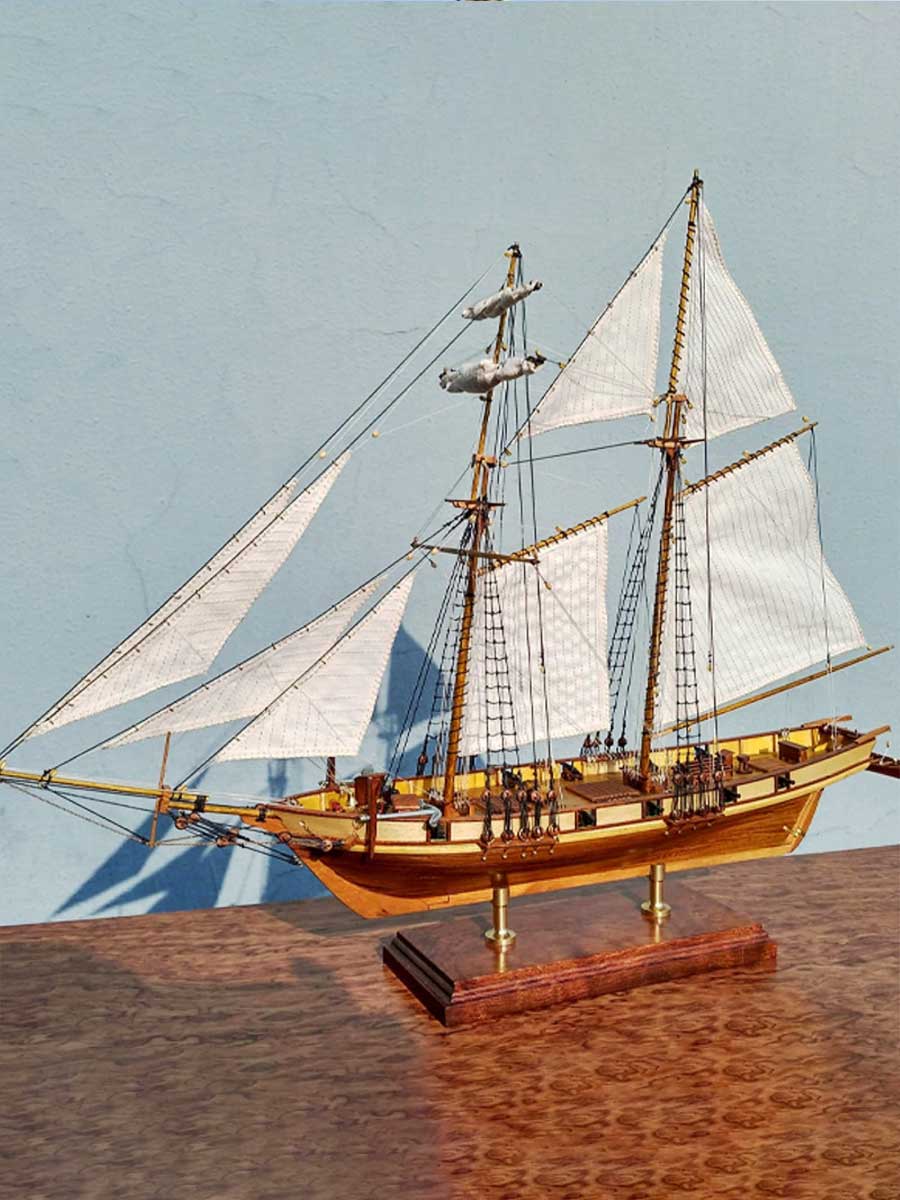 Maquette de Bateau « Harvey 1847 » - GoCrazyPuzzle