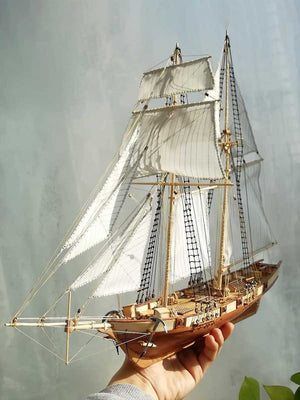 Maquette de Bateau « Harvey 1847 » - GoCrazyPuzzle
