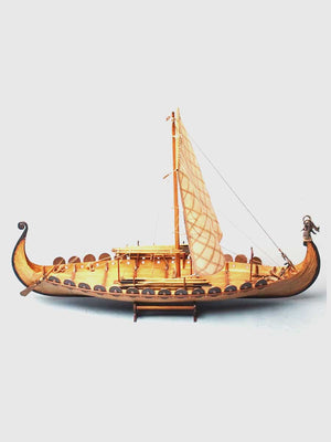 Maquette en Bois Bateau Viking – Kit de Construction Échelle 1/50 - GoCrazyPuzzle