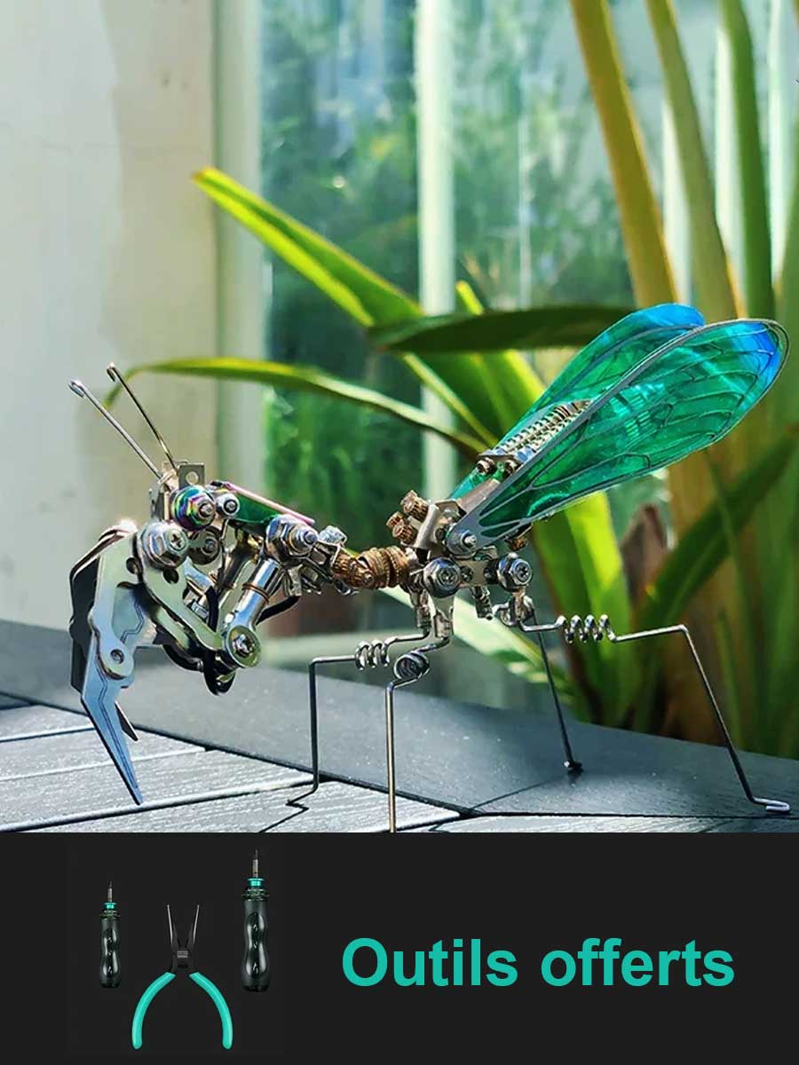Maquette en Métal Mante Magique - Décoration Artisanal (+250 pièces) - GoCrazyPuzzle