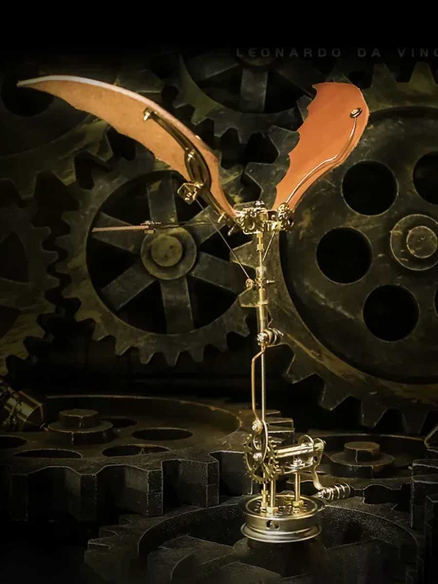 Maquette en Métal « Aile de Dragon » – Puzzle 3D Steampunk Mécanique DIY pour Adultes - GoCrazyPuzzle