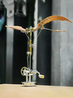 Maquette en Métal « Aile de Dragon » – Puzzle 3D Steampunk Mécanique DIY pour Adultes - GoCrazyPuzzle