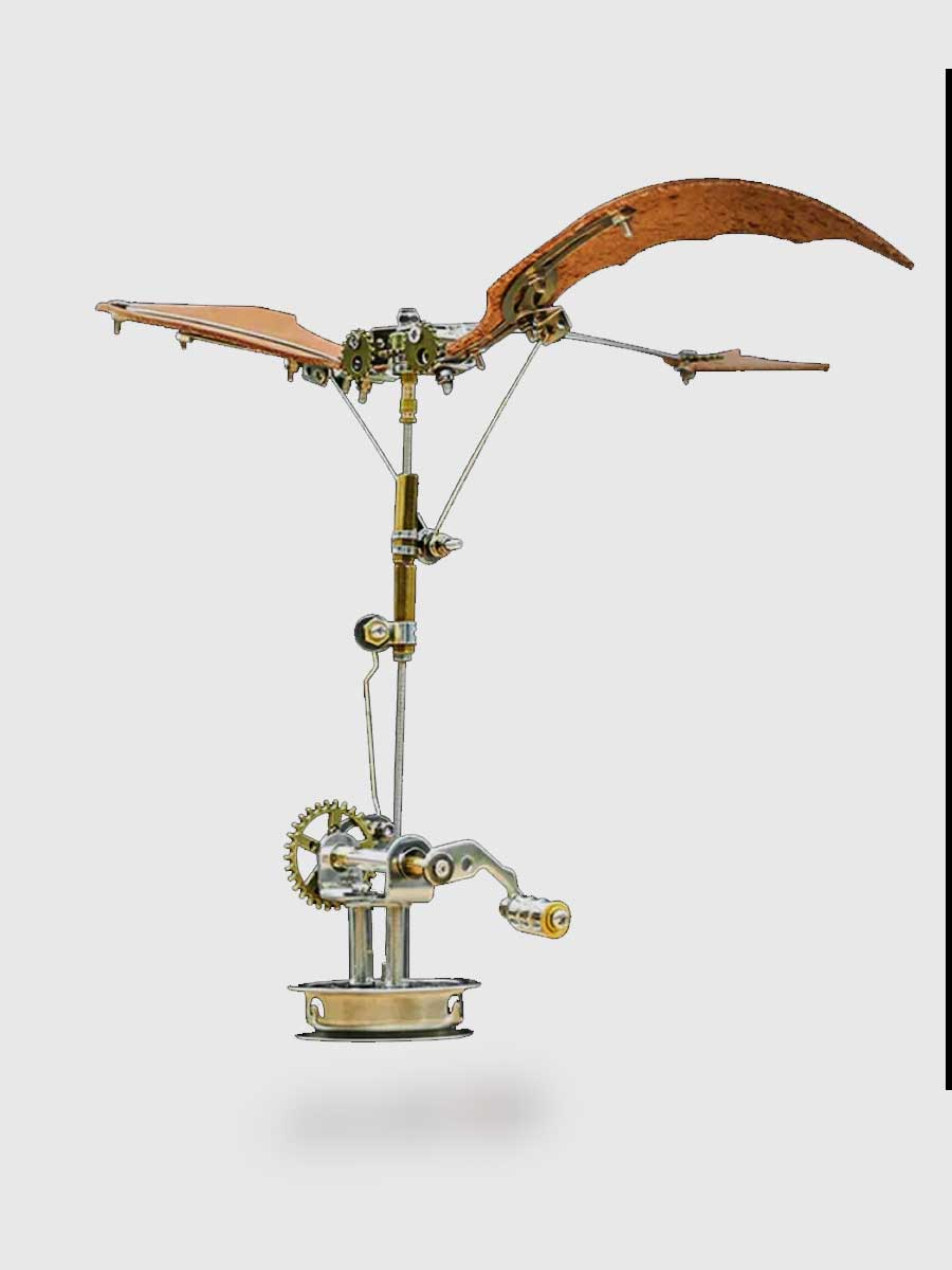 Maquette en Métal « Aile de Dragon » – Puzzle 3D Steampunk Mécanique DIY pour Adultes - GoCrazyPuzzle