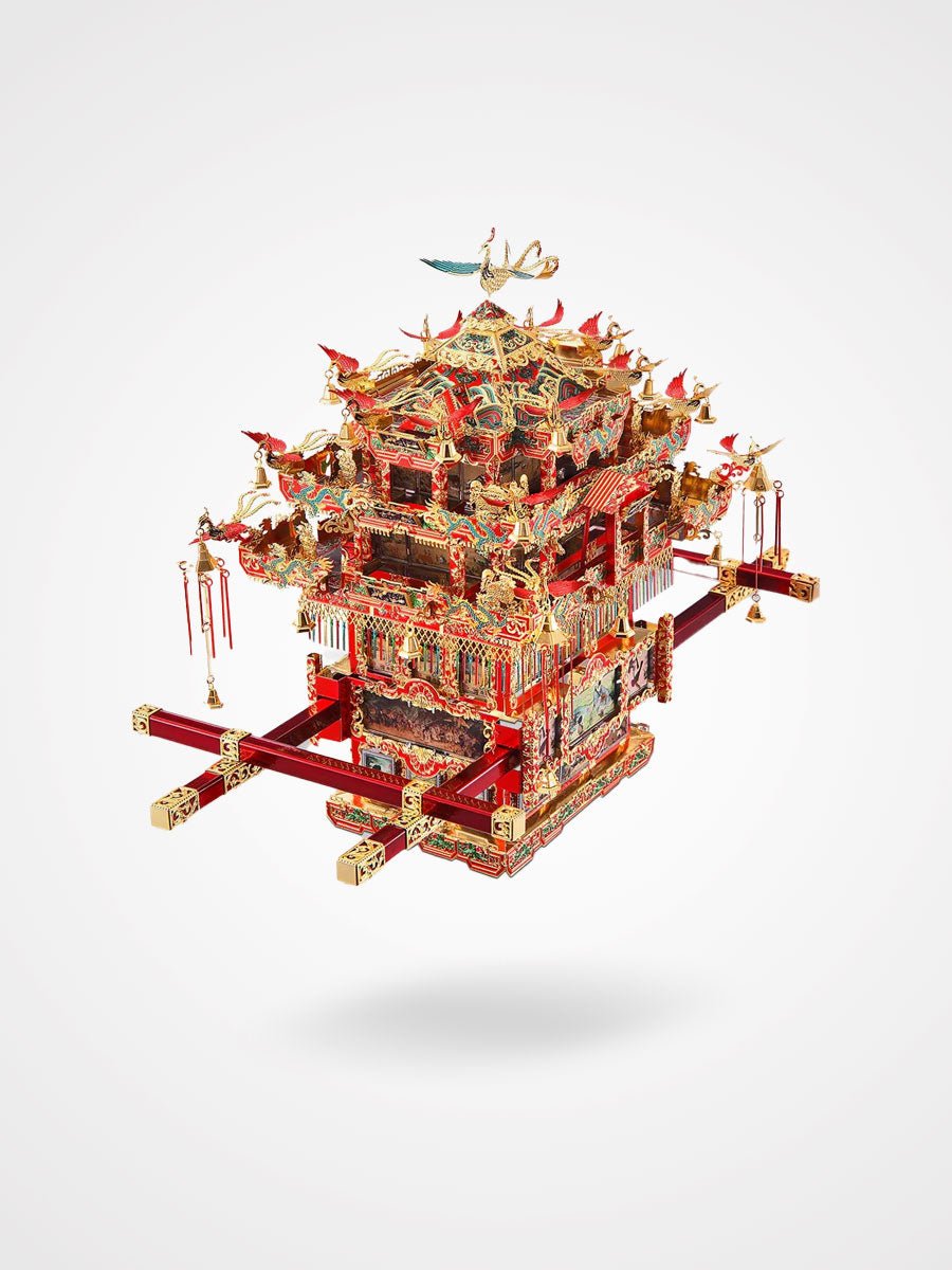 Métal Puzzle 3d - Chaise à Porteurs - GoCrazyPuzzle