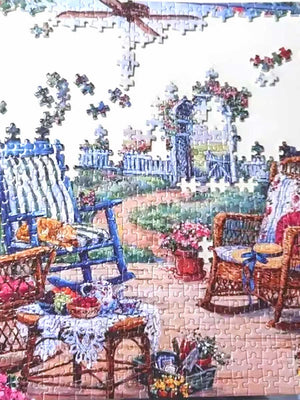 Mini Puzzle 1000 Pièces Jardin de Thé - GoCrazyPuzzle