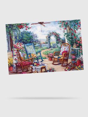 Mini Puzzle 1000 Pièces Jardin de Thé - GoCrazyPuzzle