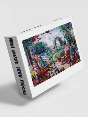 Mini Puzzle 1000 Pièces Jardin de Thé - GoCrazyPuzzle