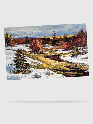 Mini Puzzle 1000 Pièces Van Gogh Mangroves Neige - GoCrazyPuzzle