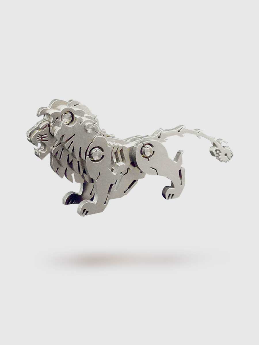 Mini Puzzle 3D Lion Majestueux - GoCrazyPuzzle