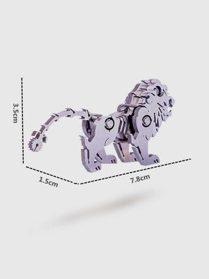 Mini Puzzle 3D Lion Majestueux - GoCrazyPuzzle