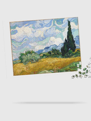 Mini Puzzle Champ de Blé Van Gogh - GoCrazyPuzzle