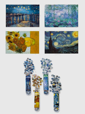 Pack Micro Puzzles Van Gogh Monet - GoCrazyPuzzle