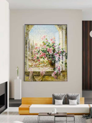 Puzzle 1000 Pièces Adulte Floral Masterpiece - GoCrazyPuzzle