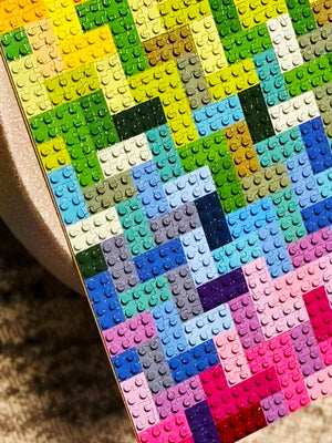 Puzzle 1500 Pièces Difficile Couleurs LEGO Bloc - GoCrazyPuzzle