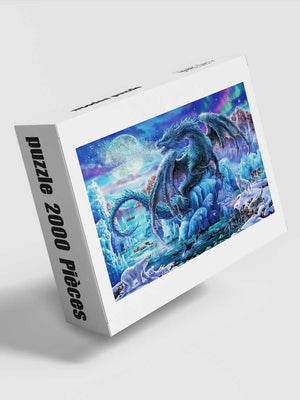 Puzzle 2000 Pièces Dragon Mystérieux - GoCrazyPuzzle