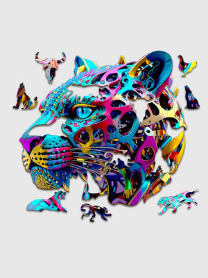 Puzzle 300 Pièces Léopard Mystérieux - GoCrazyPuzzle